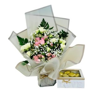 Elegant Flower & Chocolate Gift