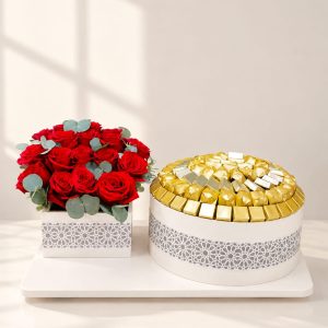 Flower & Chocolate Gift